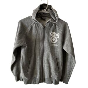 LRG Lifted Research Group Y2K big kids gray zip up hoodie